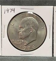 1974-D  Eisenhower $1 Circulated US Coin