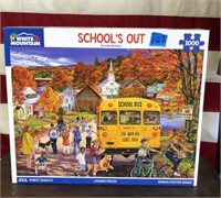 White Mountain "school's out" 550 piece puzzle