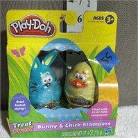 Play Doh bunny & chick stampers
