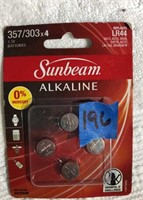 Sunbeam batteries- LR44