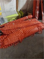 4 ROLLS OF SAFETY FENCE