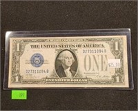 1 DOLLAR SILVER CERTIFICATE 1928A SERIES