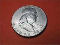 1952 XF Grade Franklin Half Dollar
