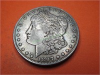 1897 Better Date Morgan Silover Dollar