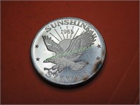 1985 Sunshine Silver Eagle 1 oz Round