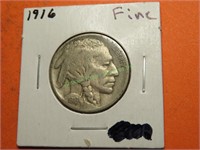 1916 Better Date Buffalo Nickel