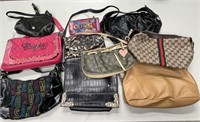 Handbags, some designer