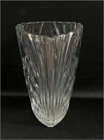 Triangular crystal vase