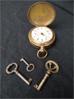 Skeleton Keys, Trenton Watch Co Pocket Watch