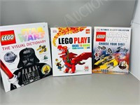 3- hardcover LEGO books
