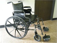 Invacare Tracer IV 24" Bariatric Wheelchair ~Great
