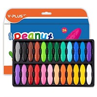 New open box  24 Colors Peanut Crayons for Toddler