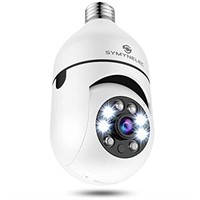 New open box   Light Bulb Security Camera, SYMYNEL