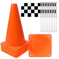 New open box   KisSealed 10Pcs 12Inch Racing Cones