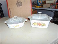 2 - Corning Ware Dishes
