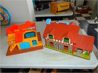 2 - 1980's Fisher Price Toy Houses