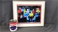 Autographed Star Trek Crew Picture Framed