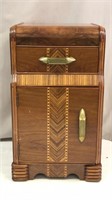 Mcm Wood Cabinet With Wood Inlays