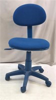 Blue Office Chair Rolling