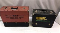 2 Cases Of Vintage Radio Tubes