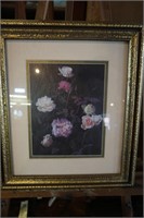 Framed and Double Matted Roses Picture