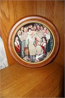 1987 Norman Rockwell Plate Christmas