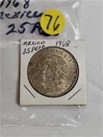 1968 Mexican 25 Pesos