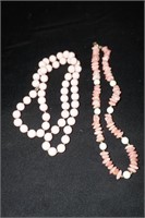 Collection of 2 Pink Necklaces