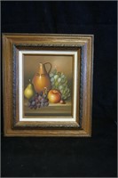 Oil painting on canvas in frame