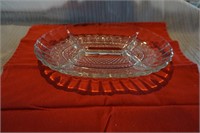 Oval Divided  Serving Dish