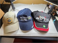 3 Hats Honoring WWII