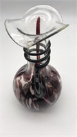 Art Glass Vase Murano Style Glass