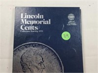 1959-89 77 Lincoln Cents in a Book Some BU
