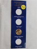 2007 Presidential Dollar Set 1 Coin