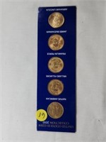 2010 Presidential Dollar Set All 4 Coins