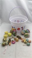 Collection Of Vintage Easter Ornaments