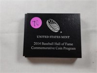 2014 Silver Commerative Baseball Half Dollar