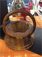 Wooden concentric bowl