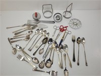 Lot of Kitchen Utensils with Vintage Cookie