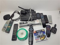 Lot of Remotes, Blank CD- R, TP-LINK, Gamin,