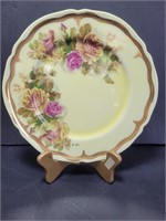 Vintage Imperial Porzellak Dinner plate yellow