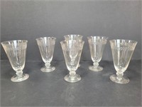 6 Vintage Fostoria Laurel Ice Tea Glasses