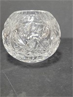 Vintage Crystal Ball Vase