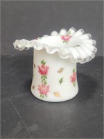 Vintage Fenton Hat with Roses
