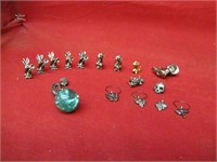 Assorted Small/Micro Metal Figurines Lot