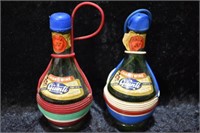 Vintage Chianti Wine Bottle Salt & Pepper