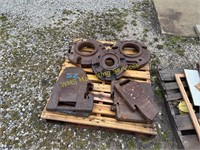 3 Ford Suitcase Weights, 3 Misc. Front Weights,