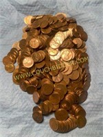 Roll of 50 Wheat Pennies