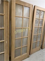 Wood Paned Door - 30 x 80