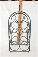 VERDIGRIS METAL WINE RACK